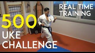 500 UKE CHALLENGE - karate block challenge - real time training - TEAM KI