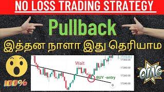 Pullback Trading Strategy Explained | No Loss Trading Strategy in Tamil #trading #share #intraday .