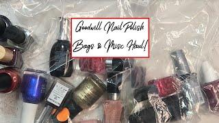 Goodwill Nail Polish Bag Unboxings & Misc Haul June 2024