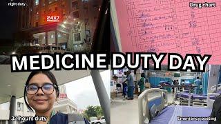 A real Day in my life ~ ft 24x7 emergency  posting as mbbs intern ! No sleep 