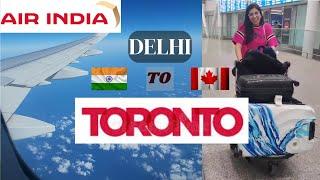 Horrible Air India Flight | Delhi to Toronto | AI 187 | India To Canada | Economy | Vlog 2024