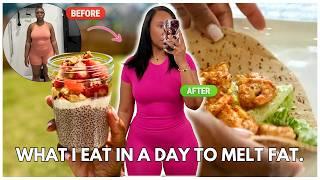 I Lost Weight Eating THIS?!   My Lazy Girl What I Eat in a Day | Natalie Stringfield