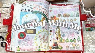 Journal With Me in my Hobonichi | a5 Notebook | Let’s Use ALL the Christmas Trees! 