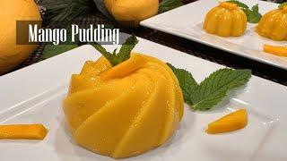 Mango Pudding ||  No Gelatin No Agar-Agar Pudding || Easy Mango Dessert Recipe -RKC