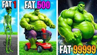 Skinny To FATTEST HULK EVER In GTA 5