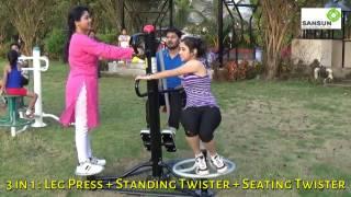 Leg Press  Standing Twister  Seating Twister