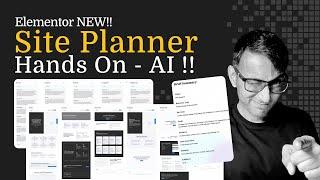 Elementor's NEW Site Planner - First-Look Hands-On Review!