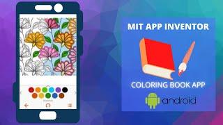 Create Coloring Book App || MIT App Inventor || Canvas Component (Drawing)