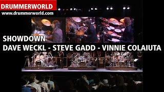 SHOWDOWN: Steve Gadd - Dave Weckl - Vinnie Colaiuta - THE LEGENDARY DRUM BATTLE