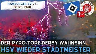 STADTDERBY IN HAMBURG !!! TORE- UND PYROSHOW !!! / HSV VS. FC ST. PAULI / FANPRIMUS STADIONVLOG