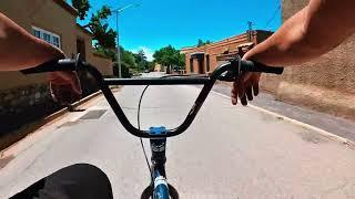 Downtown Santa Fe, NM BMX POV