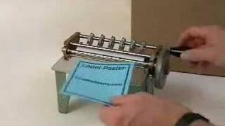 Hand-Driven Label Gluer | Labeling Machine & Adhesives | Glue Machinery Corporation