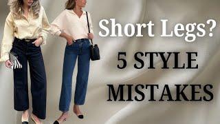 5 Style Mistakes Short-Legged Women Should Avoid |