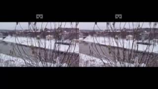 The Volga River in Rzhev 2016 - 3D for VR (Google Cardboard)