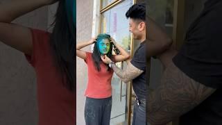Holi and Salon ‍️ #hairbysanjeev happy holi all my ​⁠@YouTube  family #holi #fun #salon