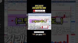 주식 고수가 단타 날로 먹는 방법