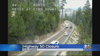 Caltrans Plans 2-Week Closure For Highway 50 Near South Lake Tahoe