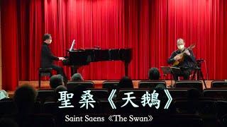 《天鵝The Swan》聖桑 Saint Saens｜サンサーンス《白鳥》｜曼陀拉：廣田洋一 ＆ 鋼琴：郭宗翰｜Taiwan Mandolin Ensemble【2021行天宮圖書館音樂會 】