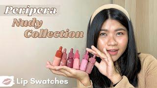 Peripera Ink The Velvet Nudy Collection | Swatches for 25, 27, 28, 29, 30 and 31