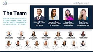 webinar featuring Richard C. Wilson, founder real estate investment platform  Investor Residences
