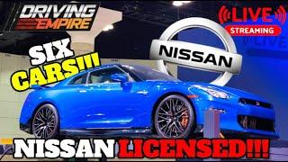 LIVE6 NISSAN CARS LICENSED IN DRIVING EMPIRE!