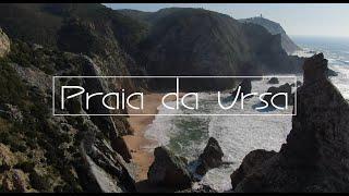 Praia da ursa - Sintra -  Ursa beach - Portugal by drone 4K