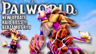 Palworld Sakurajima Update! BLAZAMUT RYU New Raid Boss!