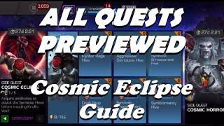 Cosmic Eclipse | All Quest “Preview” Guide & Tips | Marvel Contest of Champions