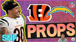 Sunday Night Football PrizePicks Player Props Top Prop Bets  + UNDERDOG  Chargers vs Bengals