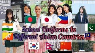 School Uniforms of Different Asian Countries. #youtube #asia #viral