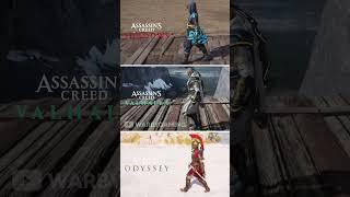AC Shadows vs AC Valhalla vs AC Odyssey | Walking Animation