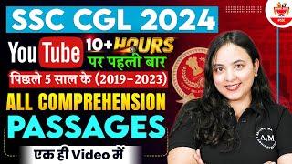 All Comprehension Passage in One Video | One Shot | Last 5 years PYQ's By Arsh Mam #ssccgl2024