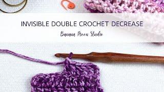 Invisible Double Crochet Decrease