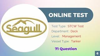 Seagull Crew Evaluation System (CES) Exam(DECK) ||   STCW Test/ Deck/ Management/ Oil Tanker ||