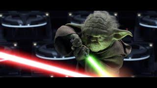 전설적인 제다이 마스터 요다 모든 전투씬! (All fight scenes of the legendary Jedi Master Yoda - Star Wars)