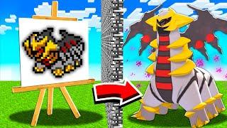 Dibujamos Pokémon en Minecraft Pixelmon!