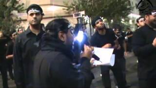 موكب بقية الله المعظم عج الشويكه ليلة عاشر محرم الحرام لعام 1434هـ الرادود الحسيني مفيد الشويكي