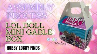 How To Customize 3D Gable Box | Silhouette Studio | Tutorials | Hobby Lobby Finds