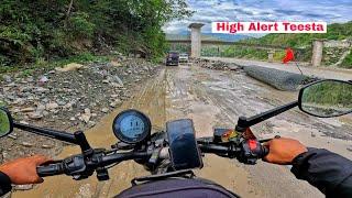 Darjeeling First Monsoon Ride 2025 Mea Barish Nea Barbad Kardiya 
