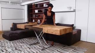 Cristallo Transforming Coffee-Dining Table