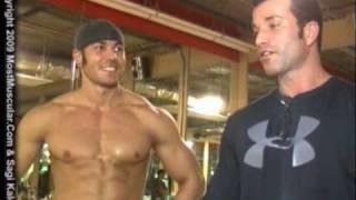 Bodybuilders Sagi Kalev and Nick Soto