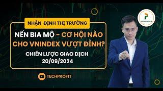 Nhận định thị trường chứng khoán 20/09: Nến bia mộ - Cơ hội nào cho Vnindex vượt đỉnh?