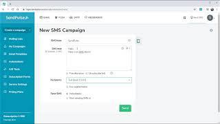 Bulk Messaging (SMS). How to Send Bulk SMS with SendPulse