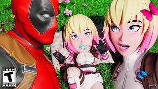 Gwenpool & Deadpool have a Baby Girl.. Fortnite Family Life