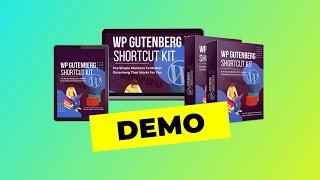 WP Gutenberg Shortcut Kit Demo