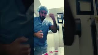 Doctor  #shadowboxing  before surgery ..