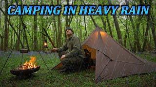 Will It Leak? Heavy Rain vs. Oilskin Bushcraft Tarp