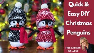 Let's Make An Adorable Winter Penguin / Christmas Penguin DIY