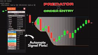 Automate Plot Signals With Predator X on NinjaTrader