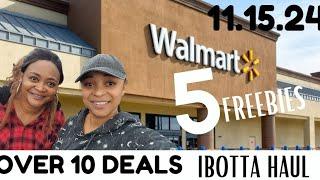 Walmart Deals 11/15/24: Walmart Ibotta Haul: Couponing At Walmart This Week:  5 FREEBIES: 15 DEALS